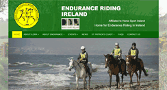 Desktop Screenshot of enduranceridingireland.com