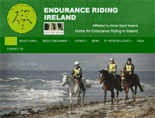 Tablet Screenshot of enduranceridingireland.com